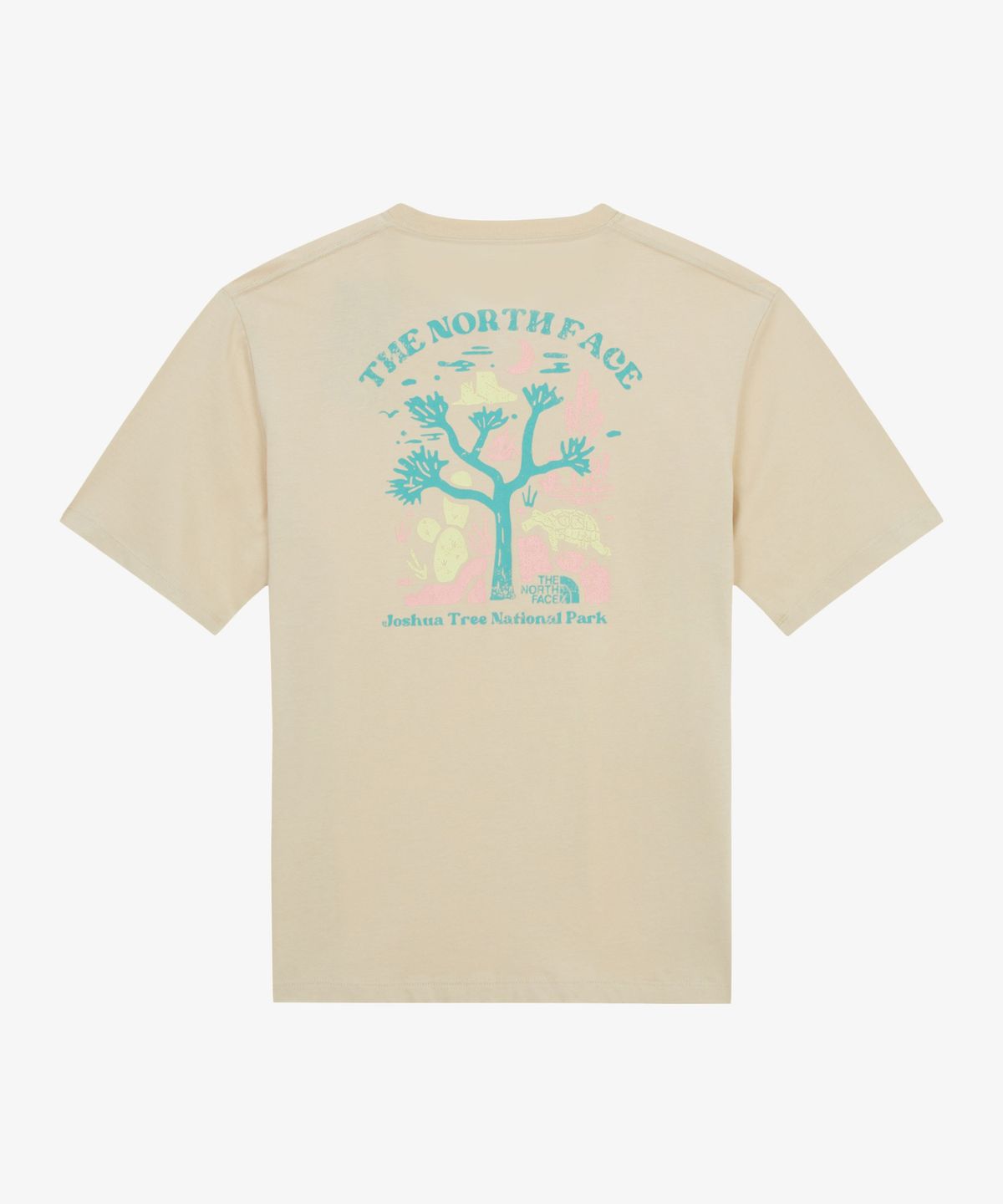 노스페이스(THE NORTH FACE) NT7UR51C 남성 에버그린 반팔 라운드티 1 BEIGE