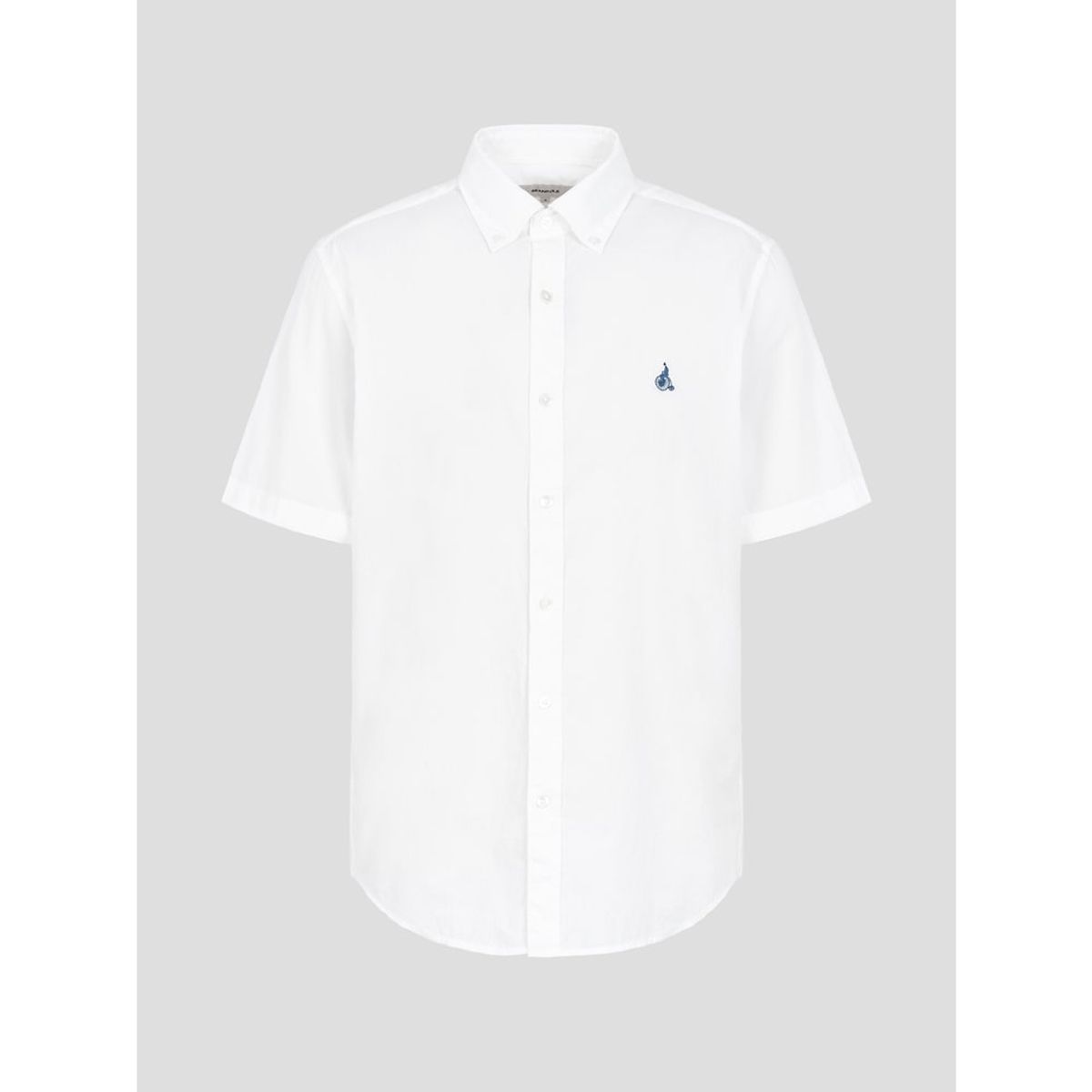 빈폴 멘(BEANPOLE MEN) 시어서커 솔리드 반소매 셔츠  화이트 (BC5465C411)