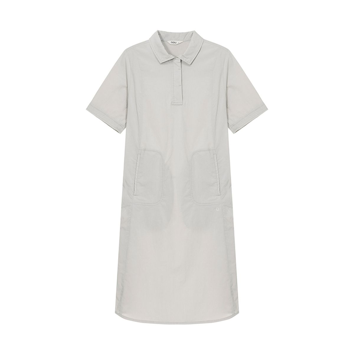 나우(nau) W 워케이션 셔츠 원피스 Light Gray