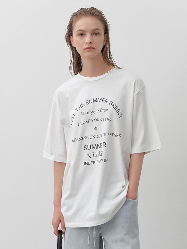 VINTAGE TIME BOXY TEE(T-7044)
