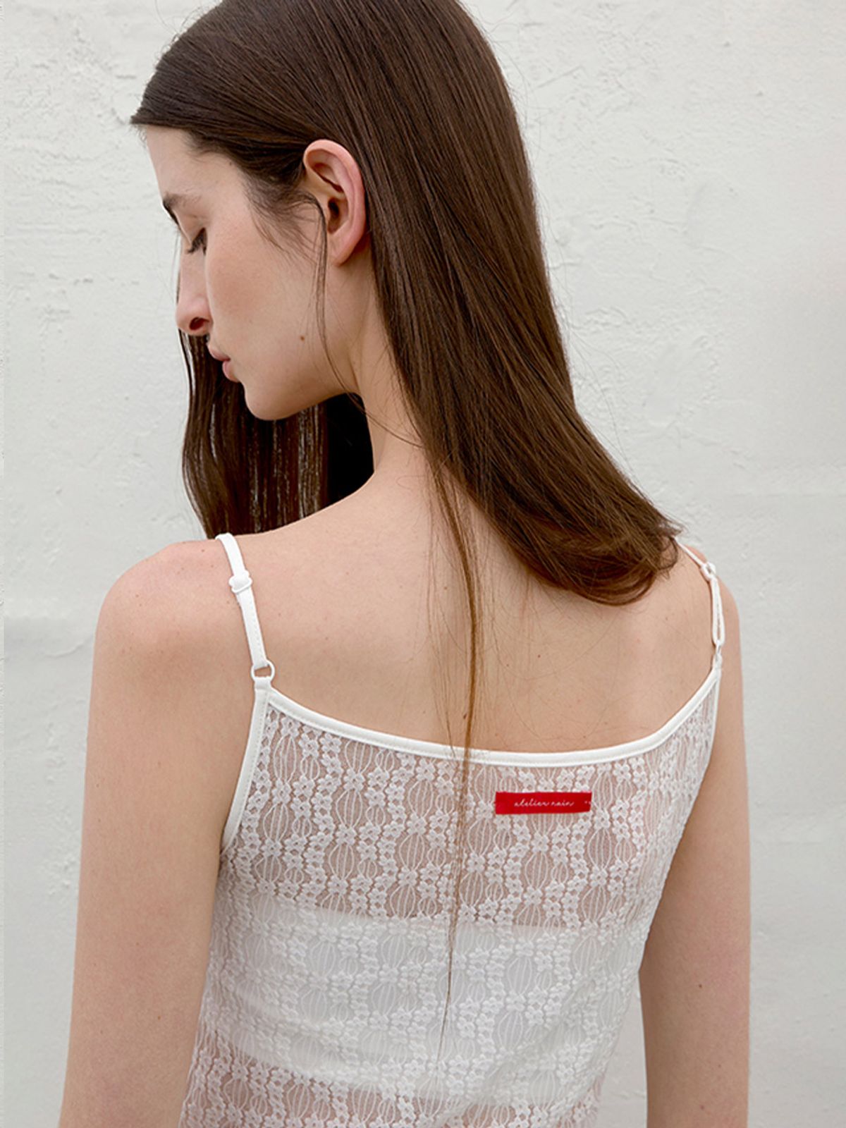 아틀리에 나인(ATELIER NAIN) BACK LACE SLEEVELESS TEE(T-7027)