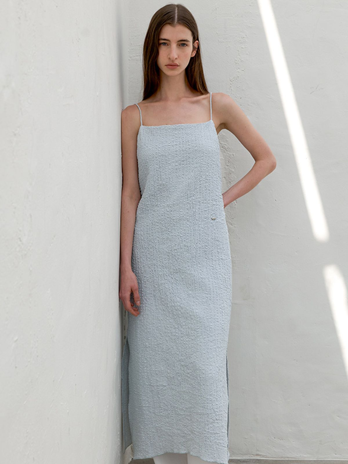 아틀리에 나인(ATELIER NAIN) WRINKLE SLEVESESS LONG ONE PIECE(OP-6266)