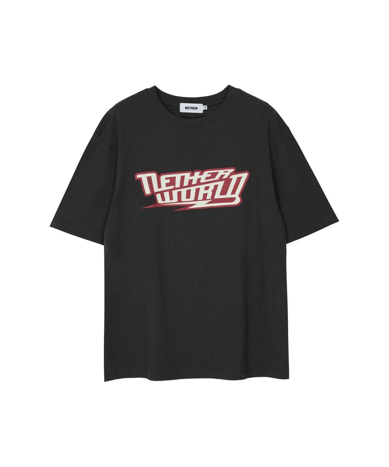 NETHERWORLD Lightning Logo T-Shirt Dark Gray