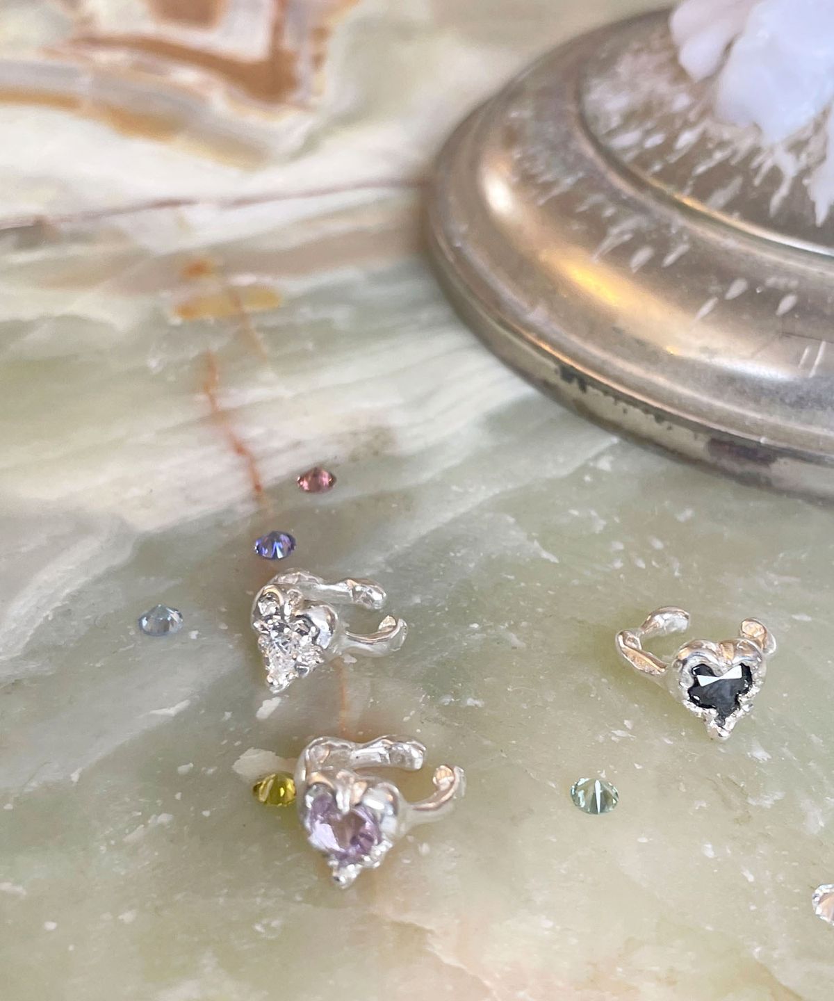 펄시(PERSY) HEART IN SILVER  EAR CUFF