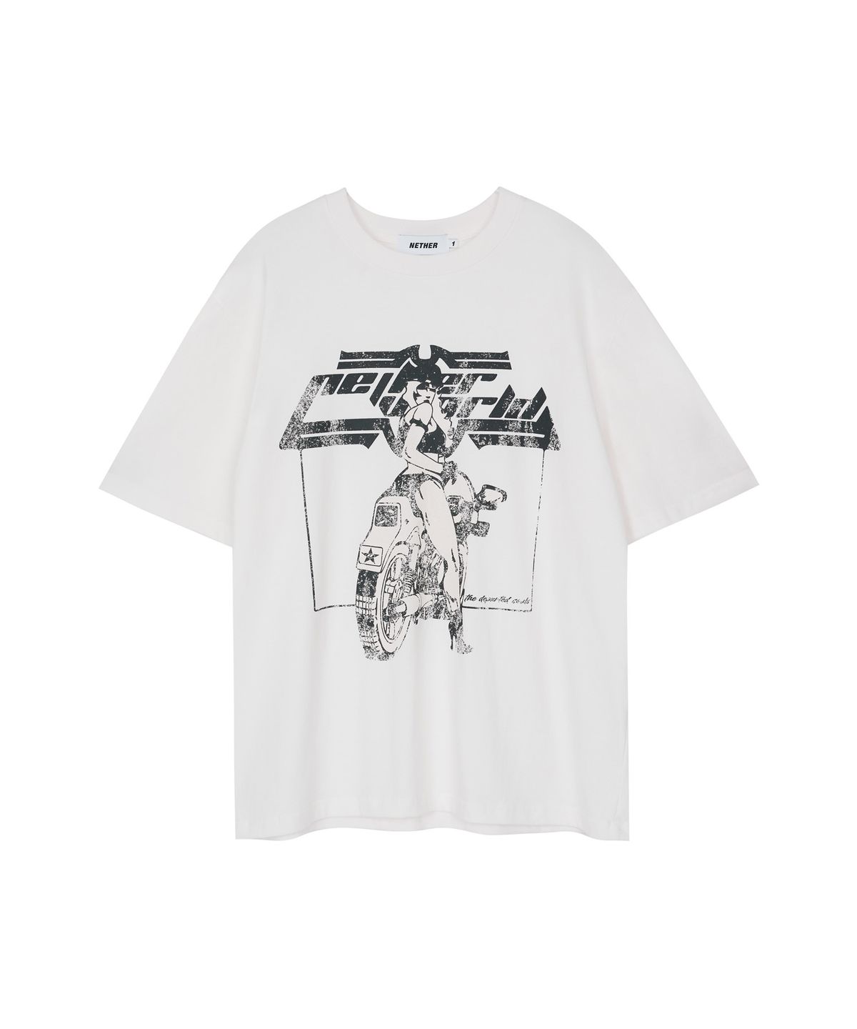네더월드(NETHERWORLD) NETHERWORLD Hit The Road T-Shirt White
