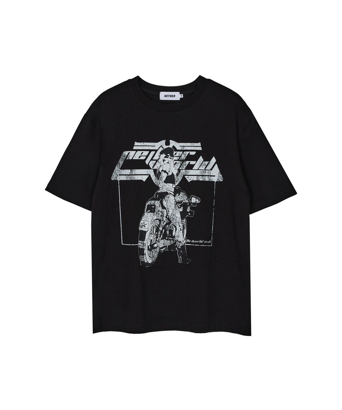 네더월드(NETHERWORLD) NETHERWORLD Hit The Road T-Shirt Black