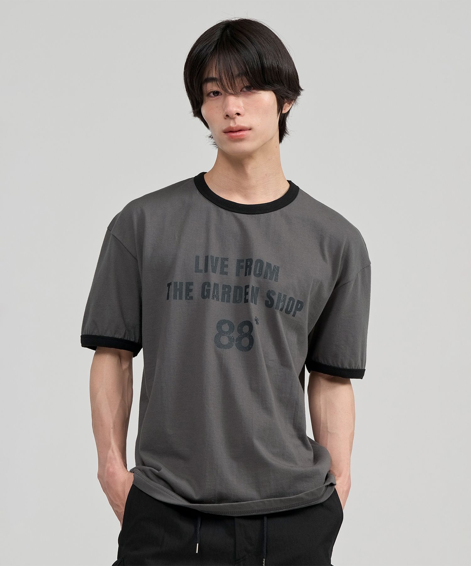 Tシャツ・カットソー *MUSINSA STANDARD* Ponte Mock Neck Long Sleeve T-Shirt Mushr MUSINSA | MUSINSA STANDARD Ponte Mock Neck Long Sleeve T