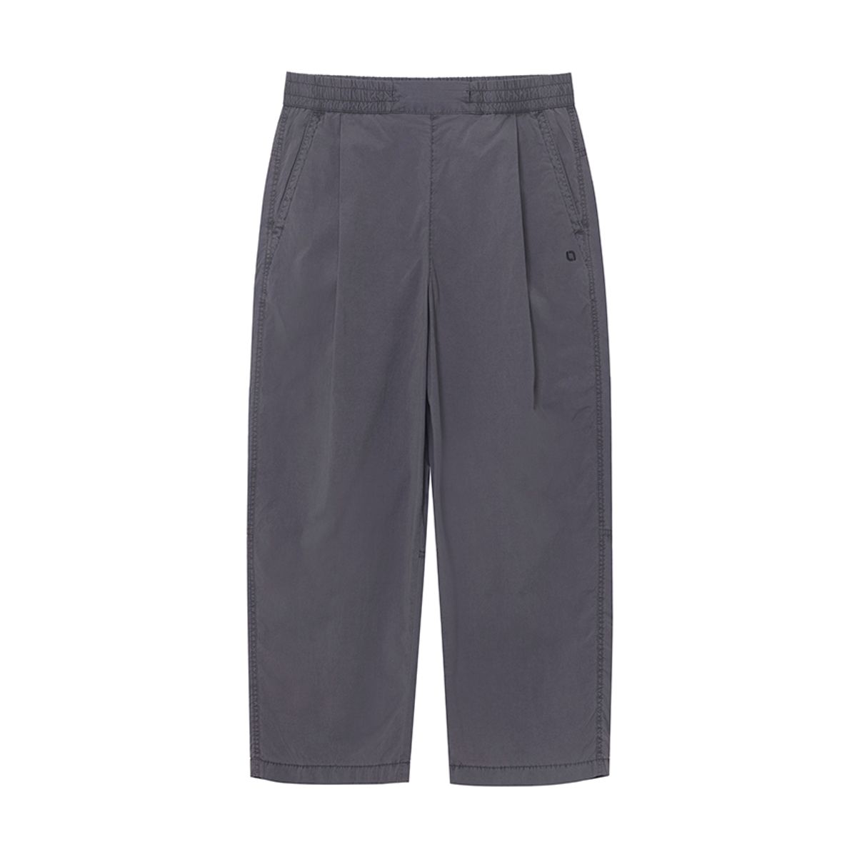 나우(nau) 가먼트다잉 뱀부 8부 팬츠 2 Dark Gray