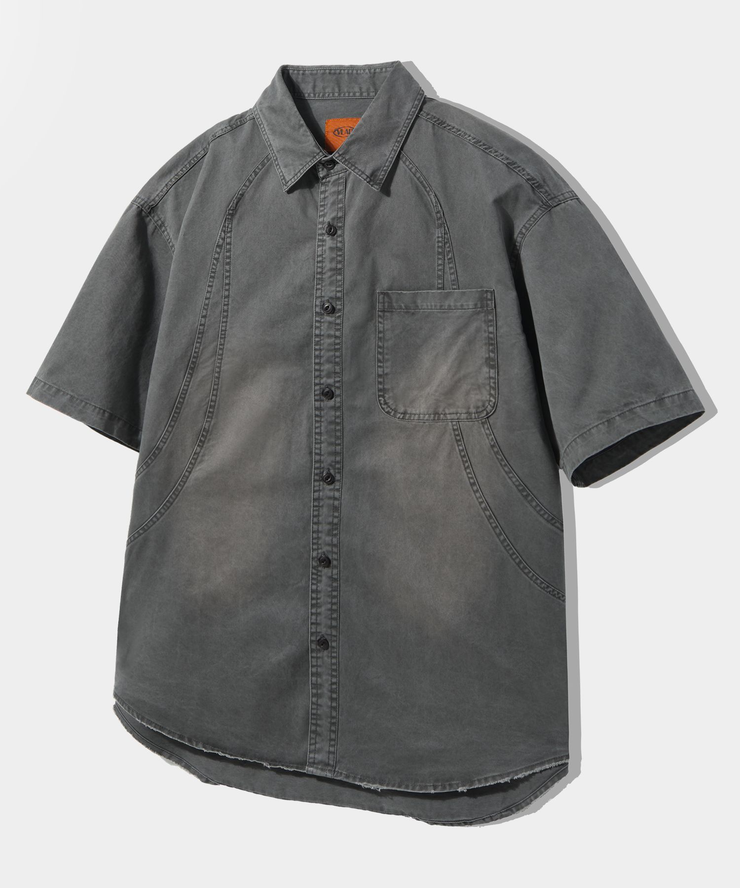 【DIMITRI BLACK】 Bio Western Cotton Shirt BIO WESTERN DENIM SHIRT_LIGHT BLUE - 디미트리블랙 (DIMITRIBLACK)