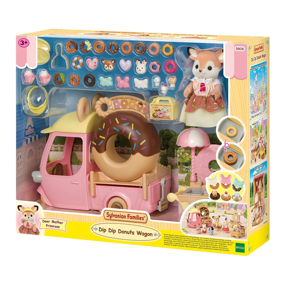 실바니안 패밀리(SYLVANIAN FAMILIES) 5808-사슴 엄마의 달콤한 도넛 카트