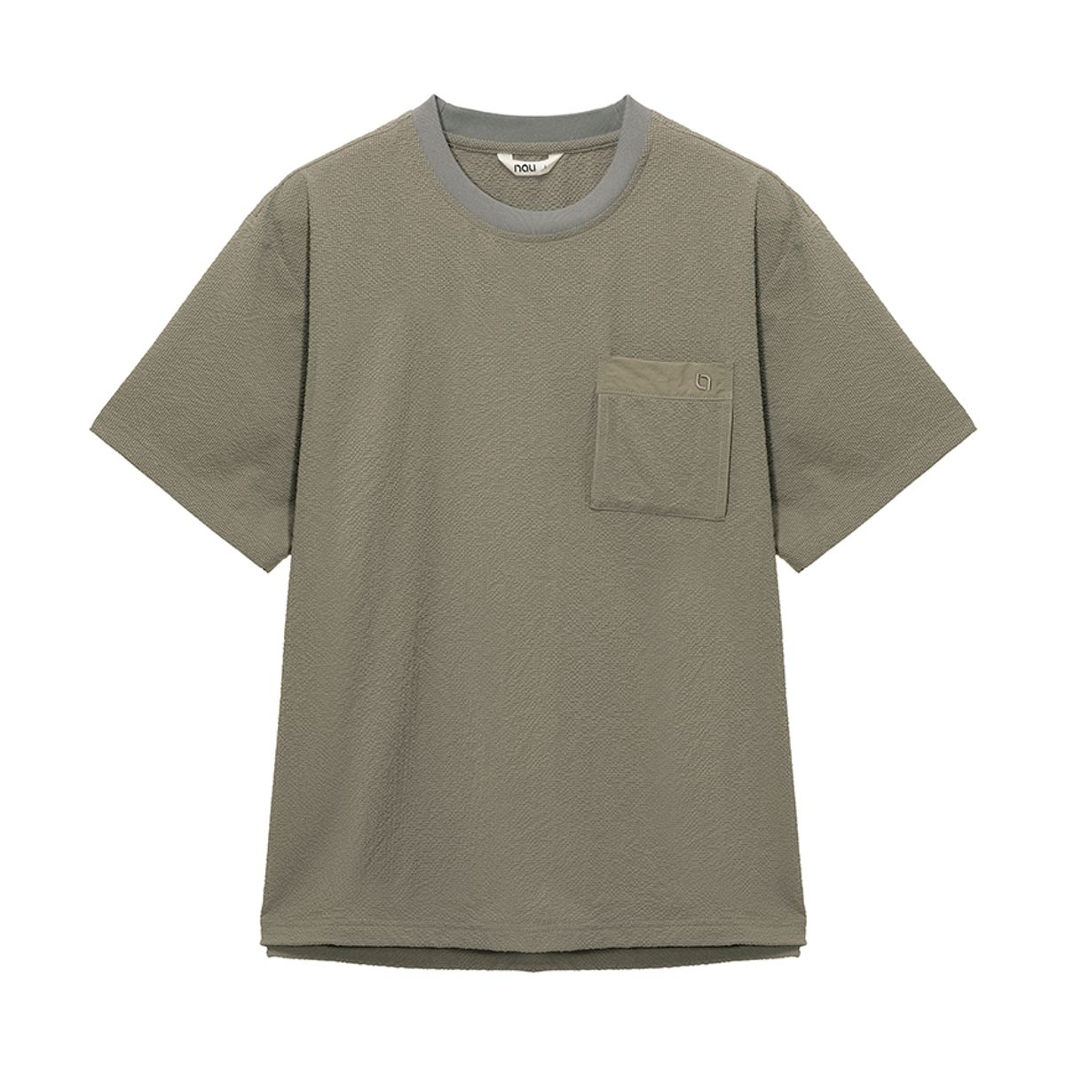 나우(nau) 시어서커 반팔 티셔츠 3 Light Khaki