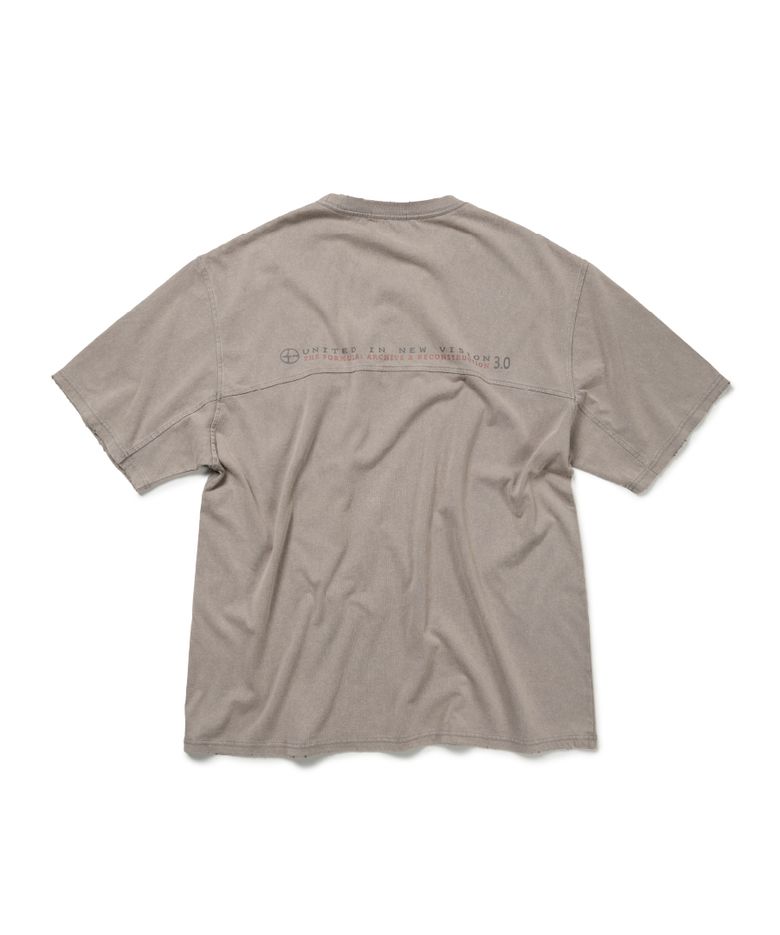 WASHED FORMULA POCKET TEE (GRAY)