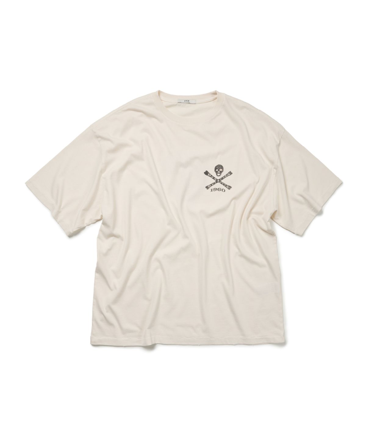 이티씨이(ETCE) DESTROYED 1980 SKULL TEE (OFF WHITE)