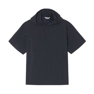 액트에어 반팔 후드 아노락 Black