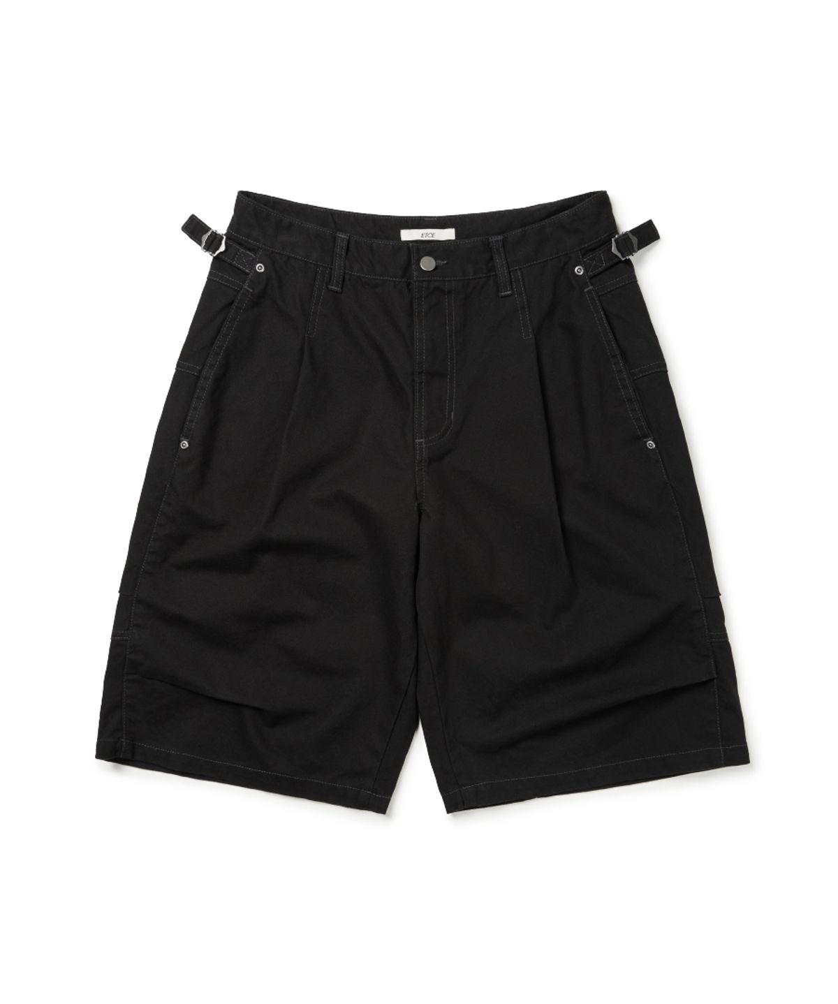 이티씨이(ETCE) DART BERMUDA SHORTS (BLACK)
