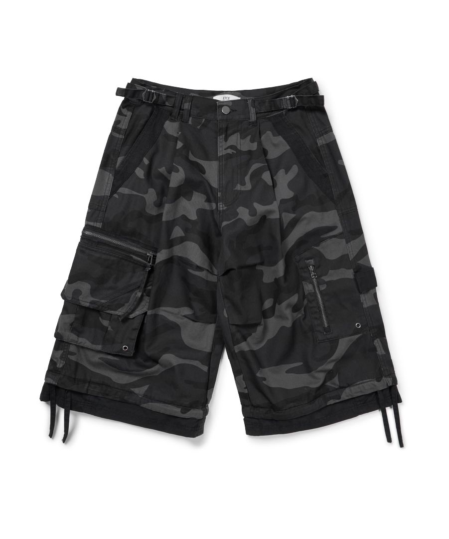 MUSINSA公式 | ETCE LAYERED CARGO BERMUDA SHORTS 2.0 (CAMO)