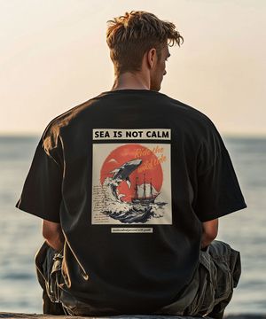 OHPxGOODD b웨일 오버핏 반팔티 (4XL)