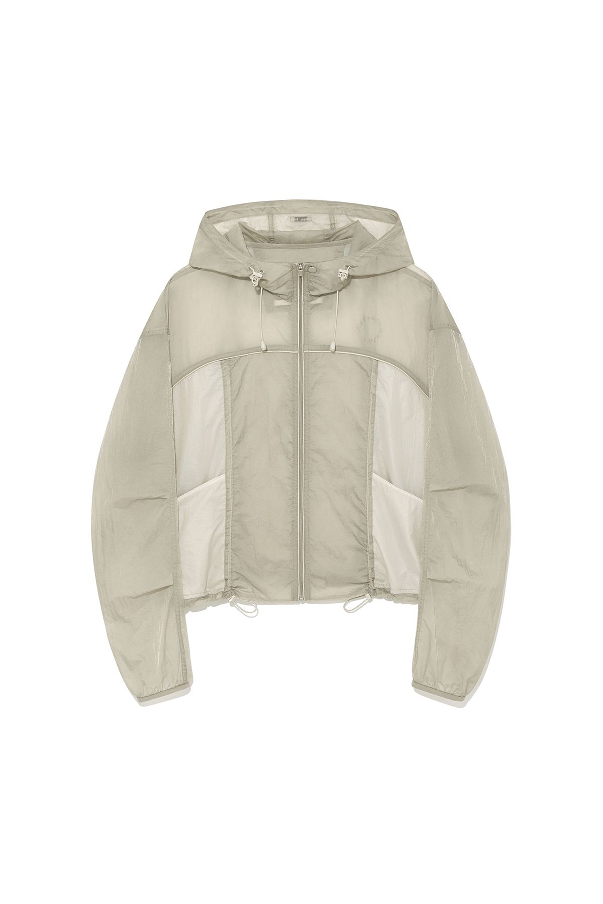 【KIM MATIN 】COLOR BLOCK WINDBREAKER COLOR BLOCK WINDBREAKER IN BROWN - MATINKIM