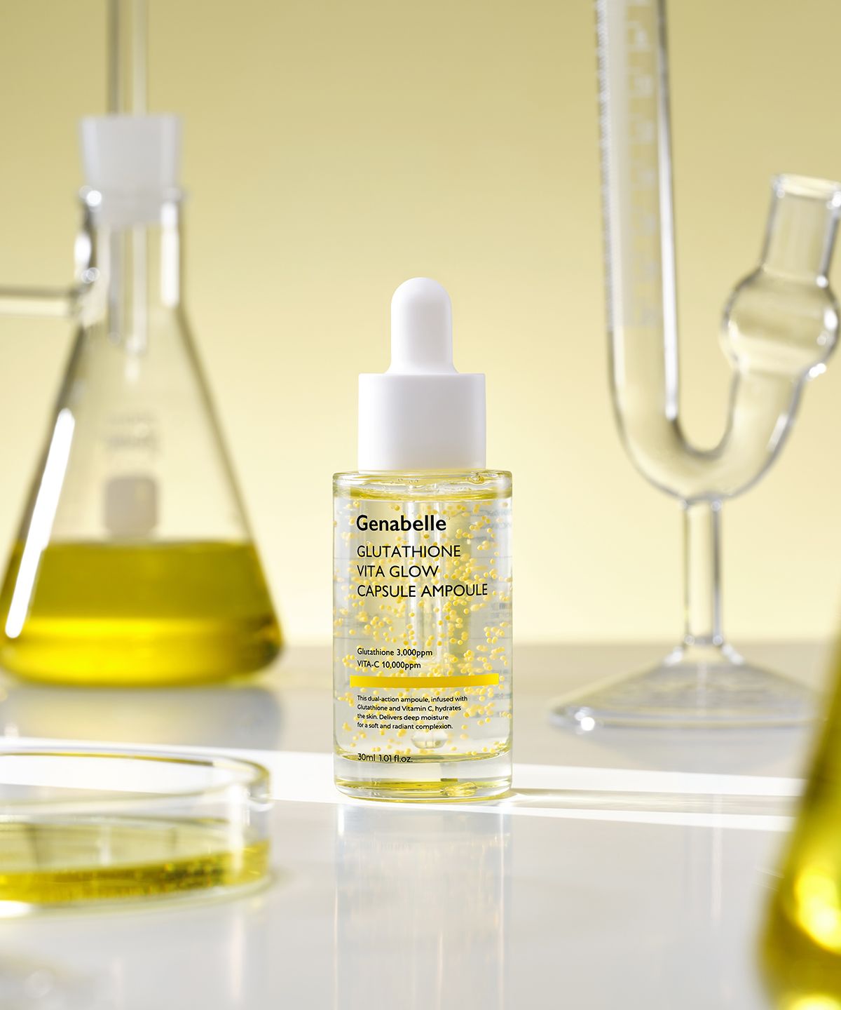 제나벨(GENABELLE) 글루타치온 비타민 글로우 캡슐 미백 흔적 앰플 30ml