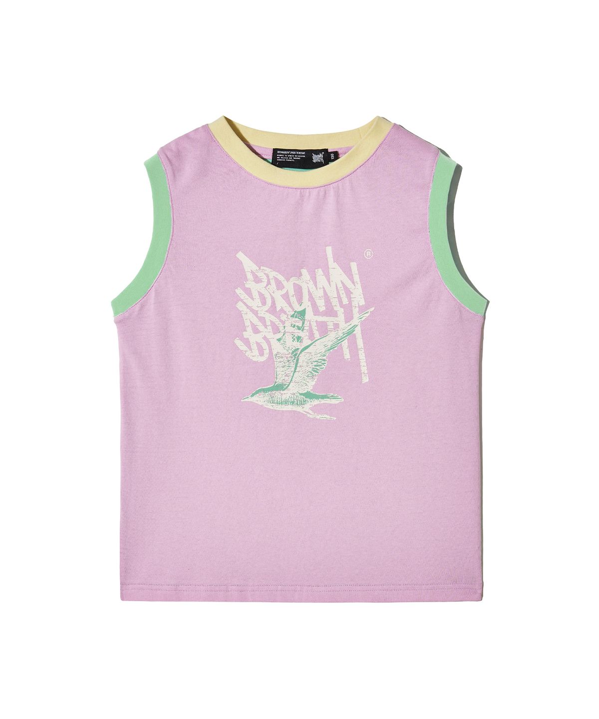 브라운브레스 키즈(BROWNBREATH KIDS) KIDS BE FREE TAG TEE - LAVENDER