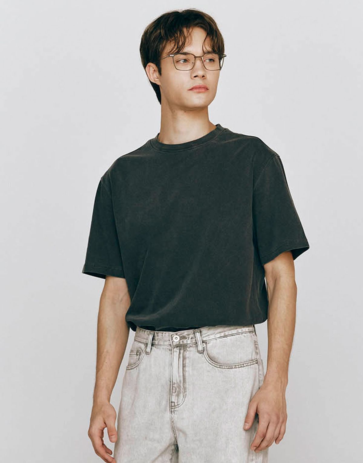 컨셉원(CONCEPTS1ONE) 가먼트다잉 크루넥 반팔티 10025523/025523 [2color]