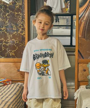 KIDS CARTOON TEE - WHITE