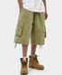 빈티지 워시드 코튼 카고팬츠 (올리브그린)