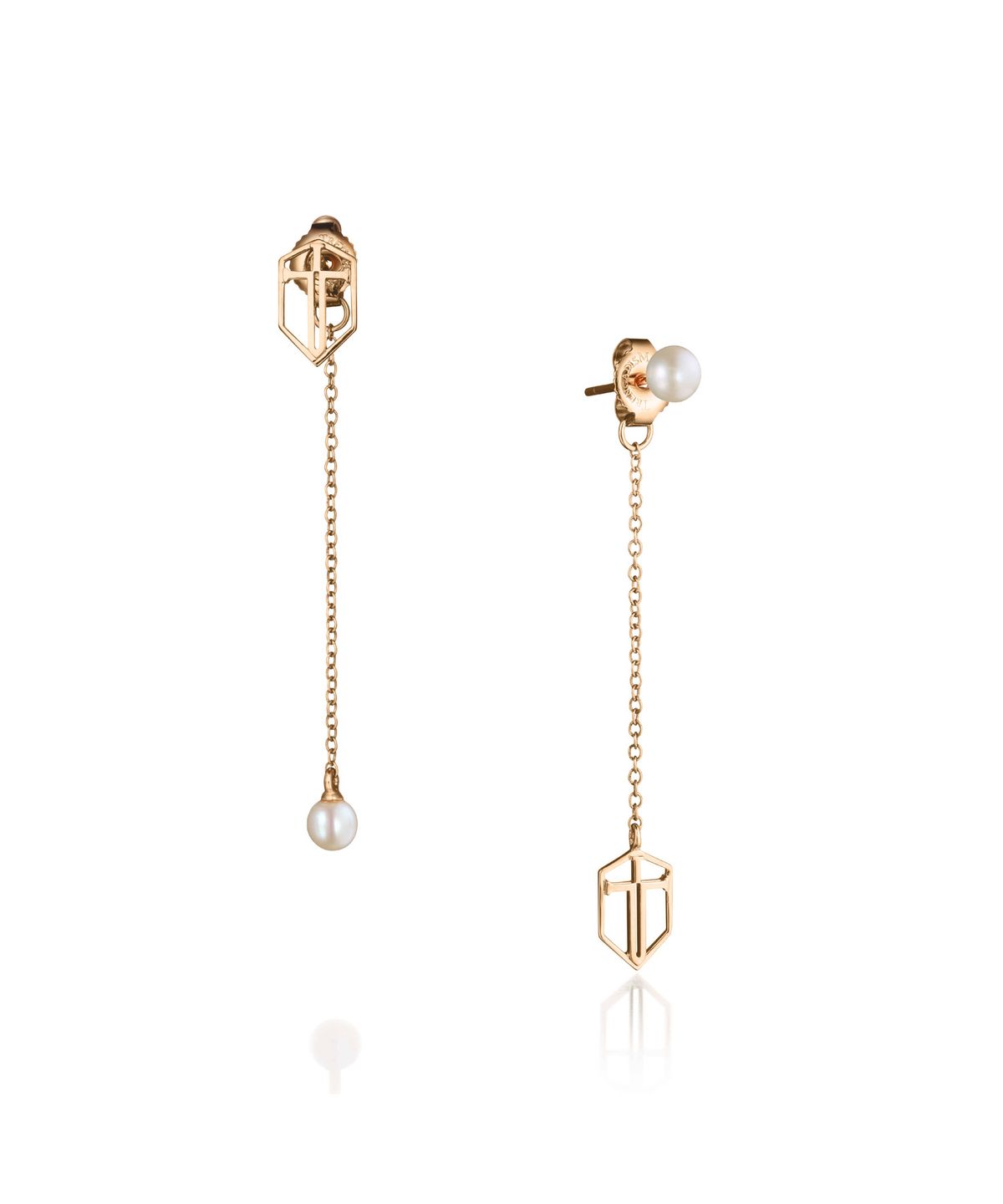 트렌카디즘(TRENCADISM) 앤드류 귀걸이 14K 골드  담수진주 이어링 ANDREW Earring ADE50DRPL
