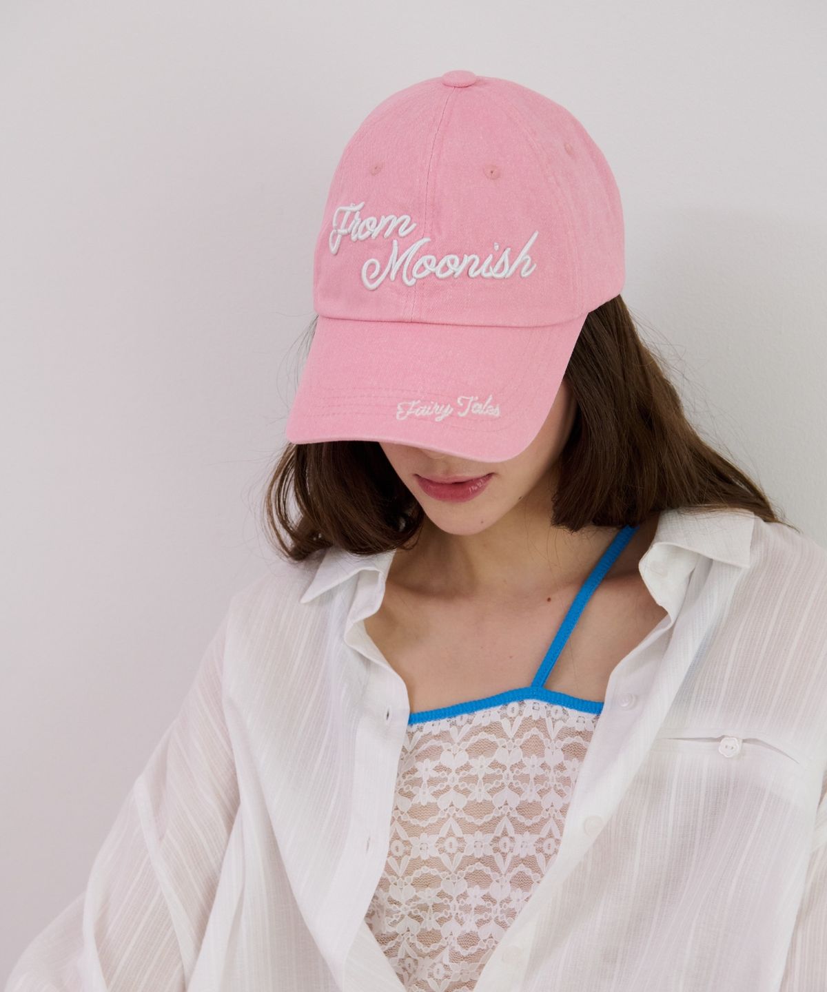 무니쉬(MOONISH) Fairy Tale from Moonish Ball Cap - Pale Pink