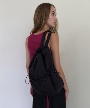 DRAWSTRING LIGHT BAG (black)