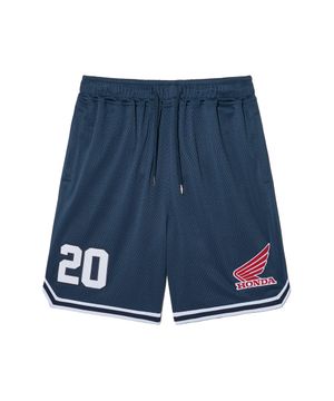 Lip Mesh Jersey Shorts Navy