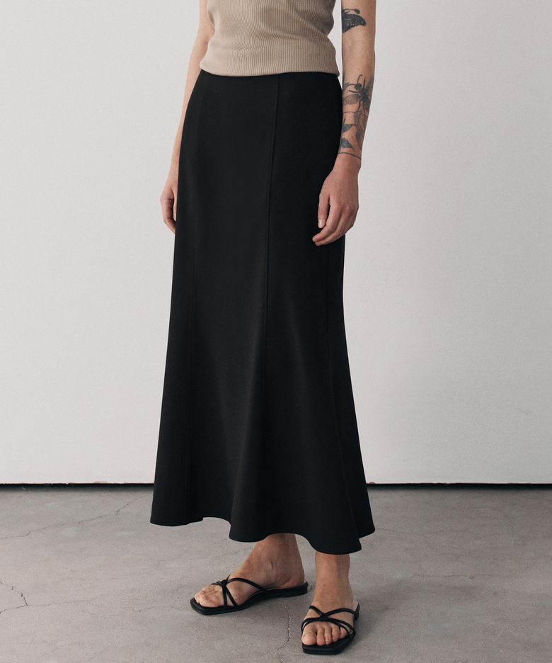 베라 머메이드 밴딩 스커트 (black)