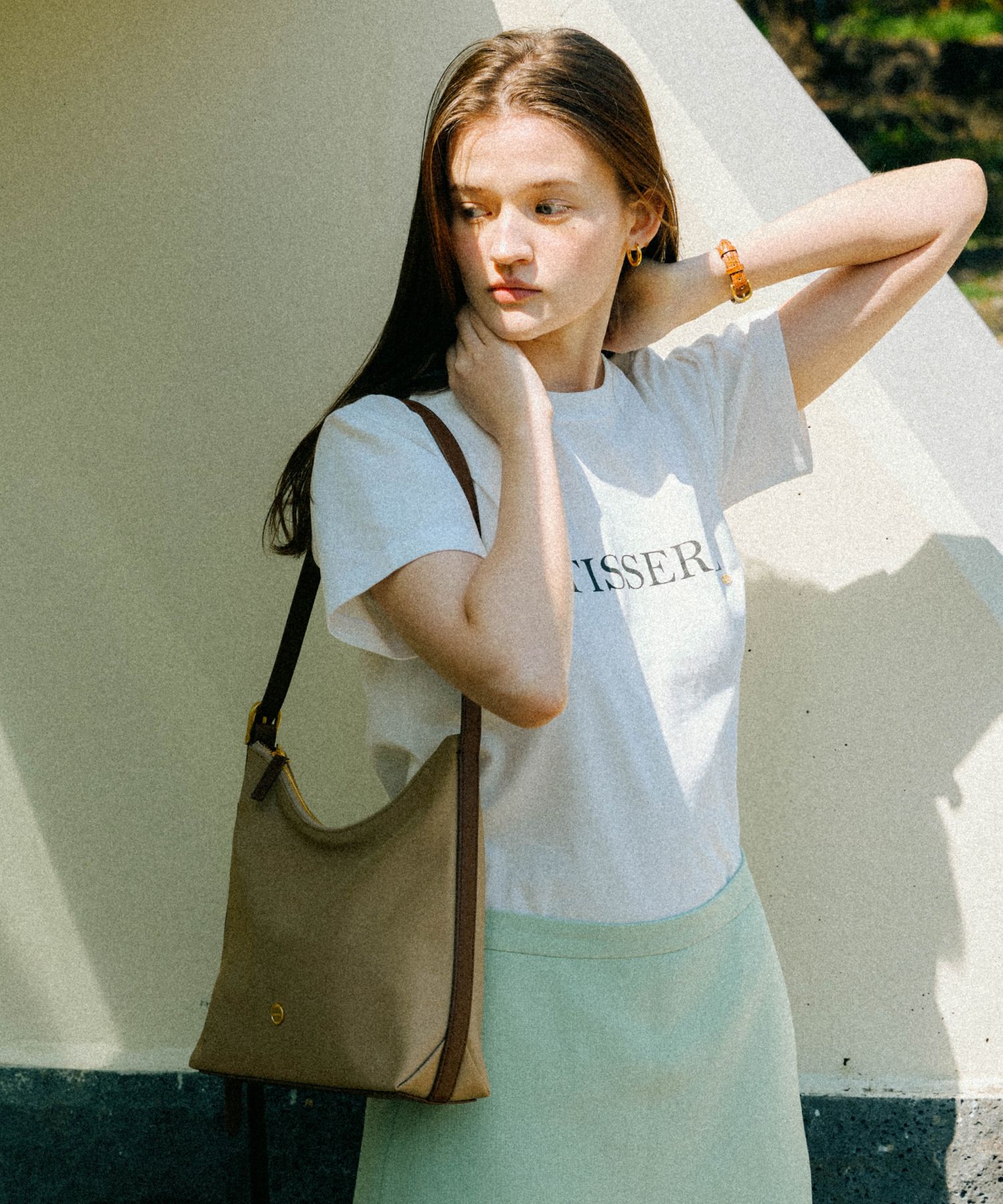 トートバッグ [LEMEME] Sac Leonie Nylon (Capuccino / Black) ブラック（黒）系 LEMEME(ルメメ) トートバッグ(レディース