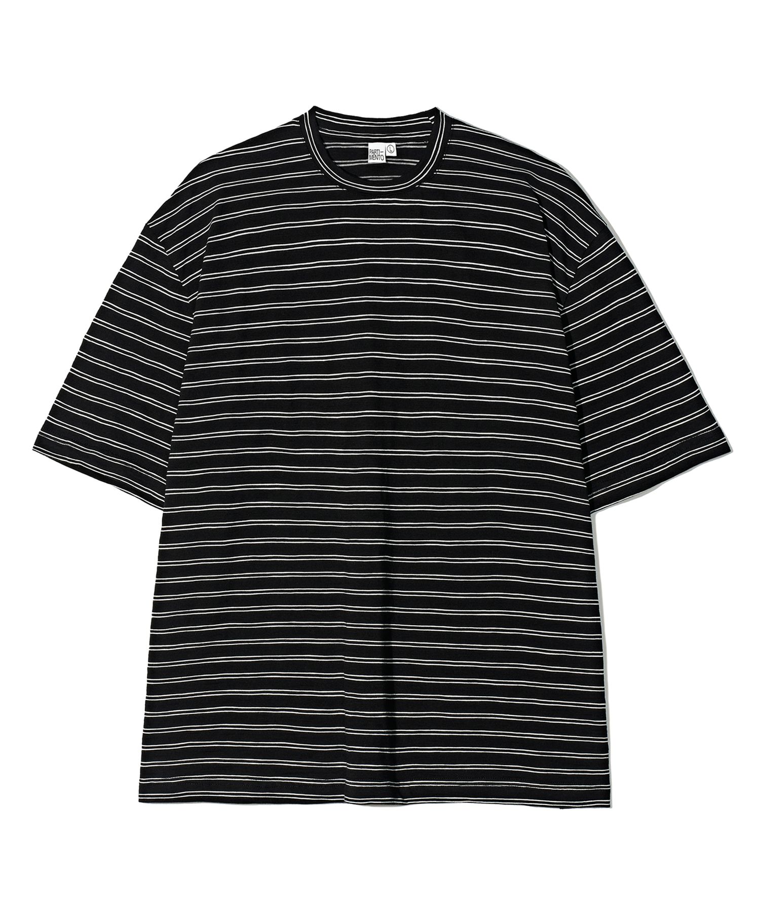 PARTIMENTOの90s striped tee 全5色 MUSINSA | PARTIMENTO 90s striped tee black