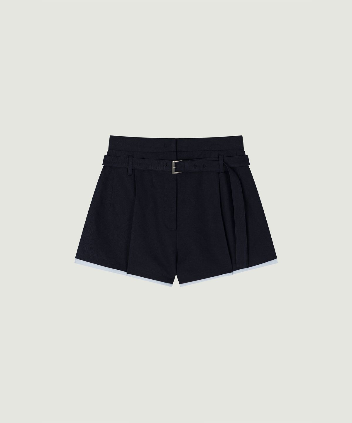 그로브(GROVE) ZANE LAYERED SHORTS (NAVY)