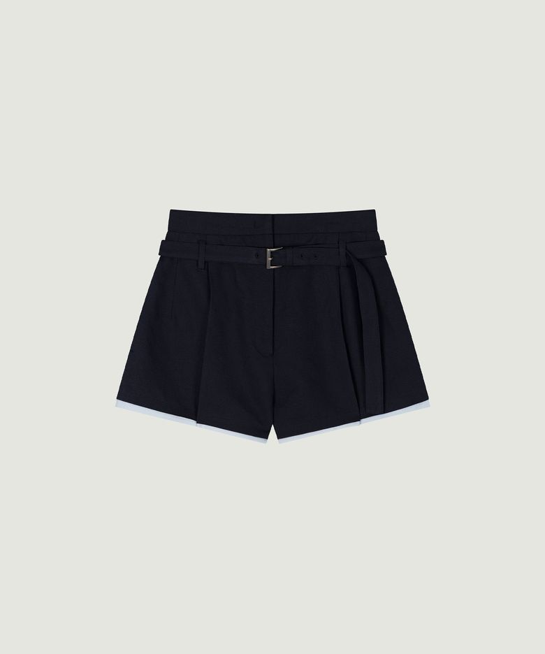 ZANE LAYERED SHORTS (NAVY)