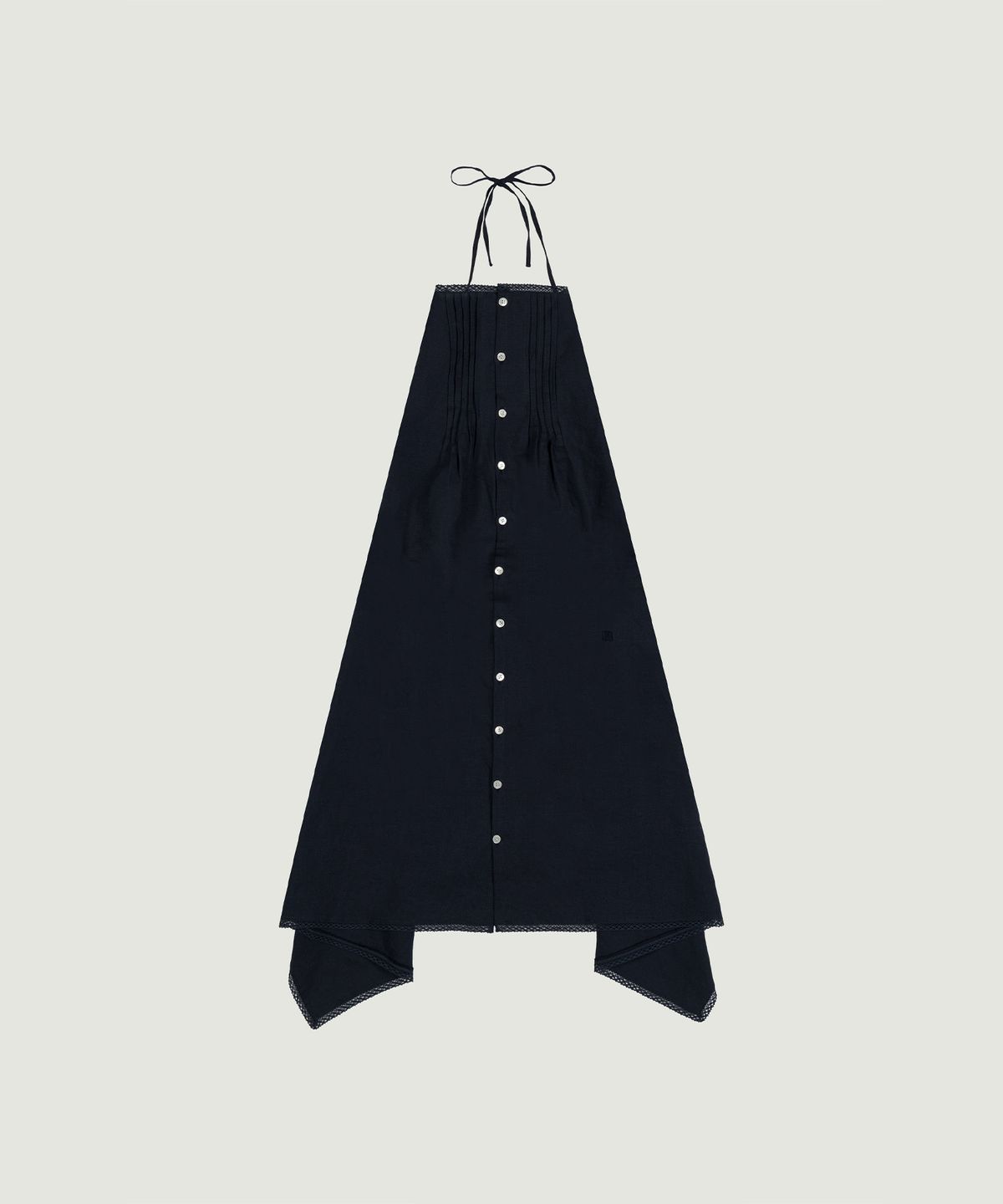 그로브(GROVE) VALE APRON DRESS (NAVY)
