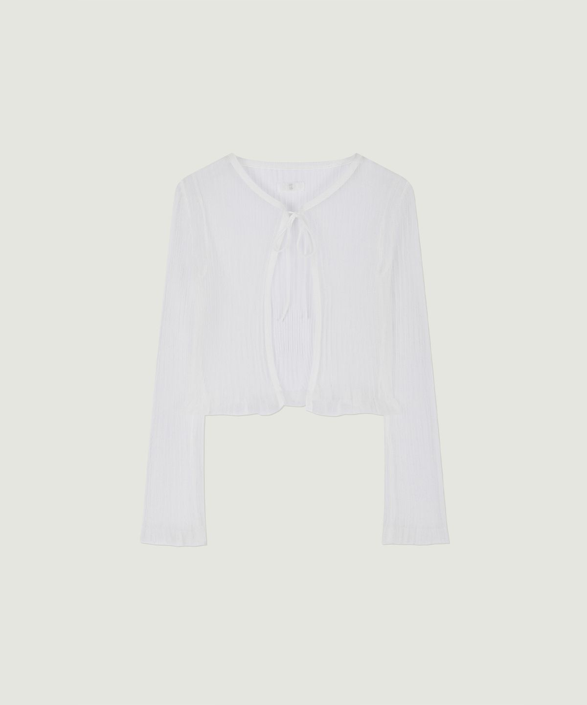 그로브(GROVE) DION SHEER CARDIGAN (WHITE)