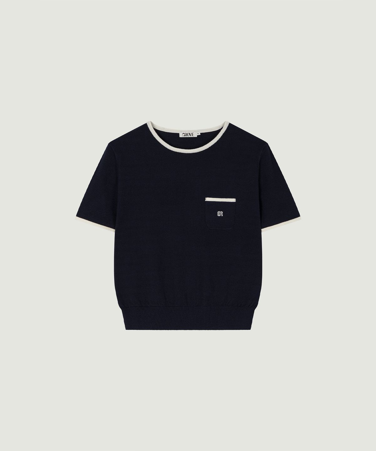 그로브(GROVE) JESSE KNIT TOP (NAVY)