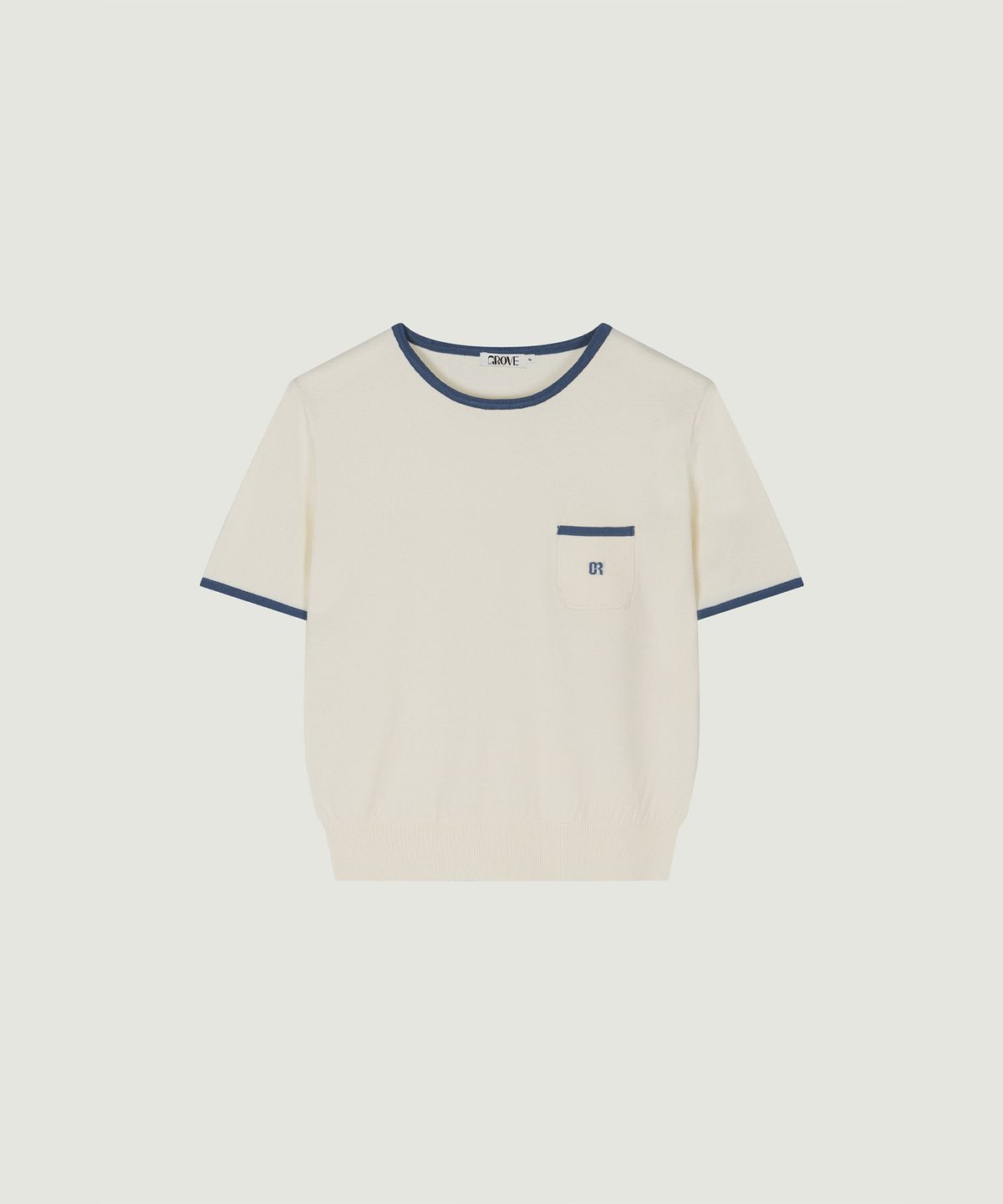 그로브(GROVE) JESSE KNIT TOP (IVORY)