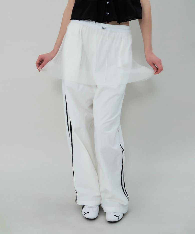 DION SHEER SKIRT (WHITE)