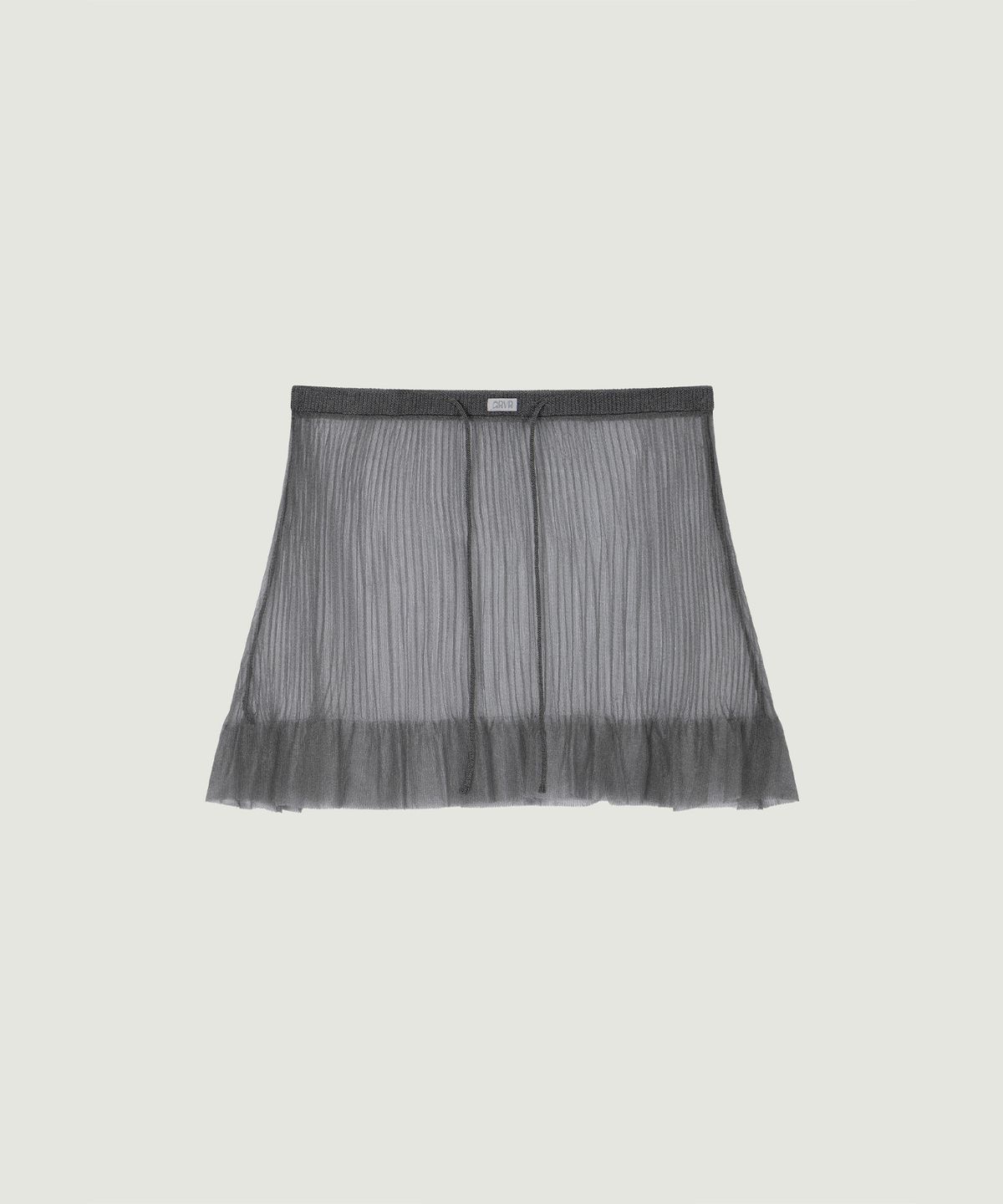 그로브(GROVE) DION SHEER SKIRT (GREY)