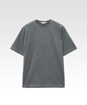 에센시아 멜란지 티셔츠 차콜