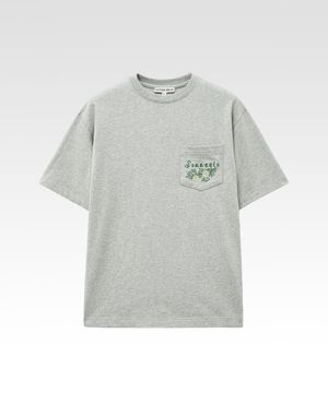 소렌토 레몬 트리 포켓 티셔츠 멜란지 그레이