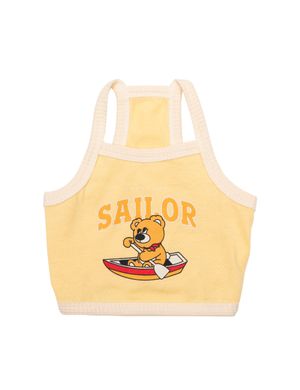 세일러 조이베어 크롭 탑 옐로우