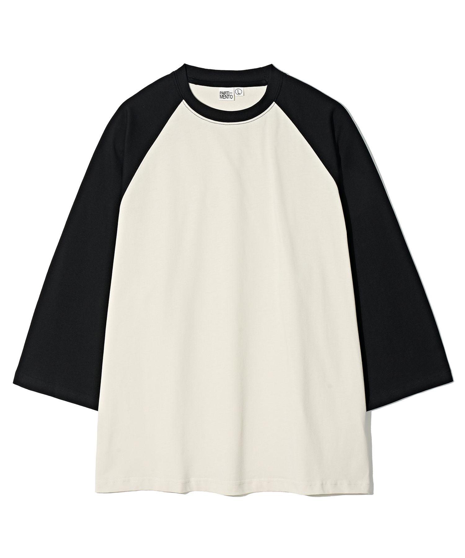 PARTIMENTOのRaglan 7-part tee 全3色 MUSINSA | PARTIMENTO Raglan 7-part tee black