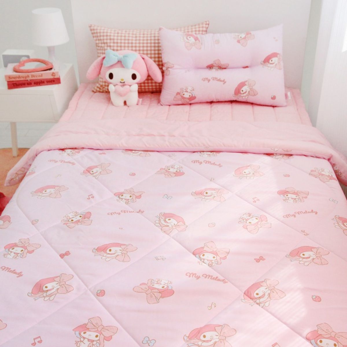 나라홈데코(NARAHOMEDECO) 산리오 마이멜로디 차렵이불 리본