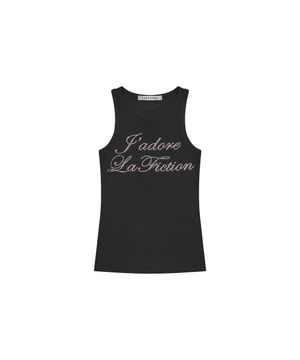 L17 HOTFIX SLEEVELESS(BLACK)