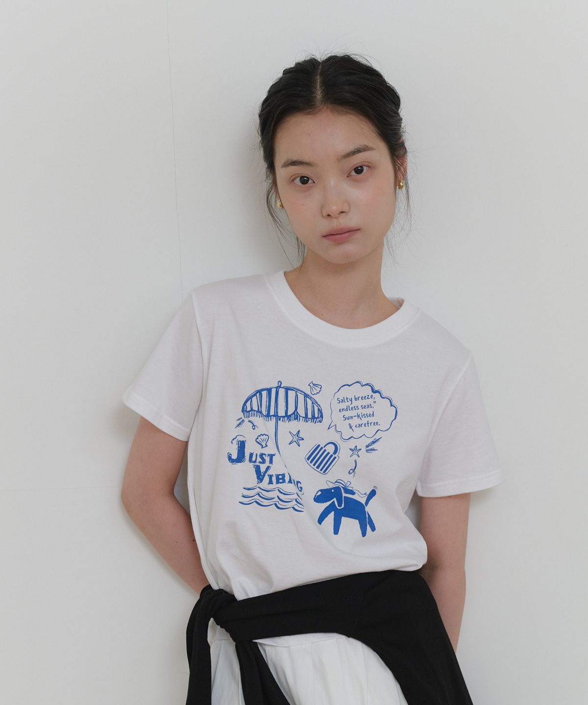 엽페(YUPPE) PIKNIC DOG T-SHIRT_WHITE