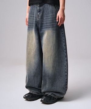 Rothen Wide Denim Pants VINTAGE BLUE